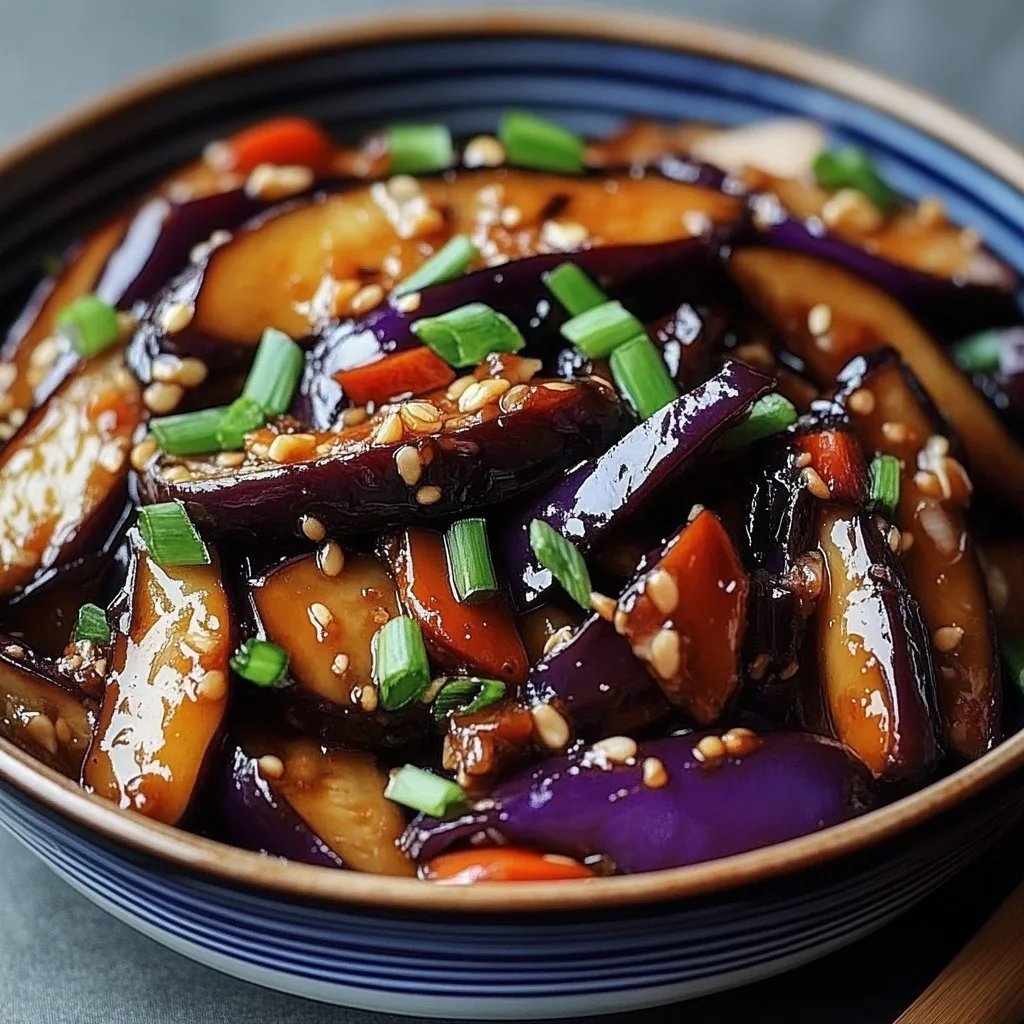 Chinese Eggplant with Garlic Sauce