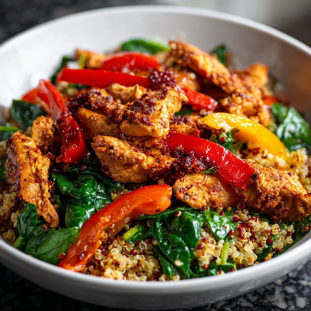 High Protein Dinner Chicken Bowl