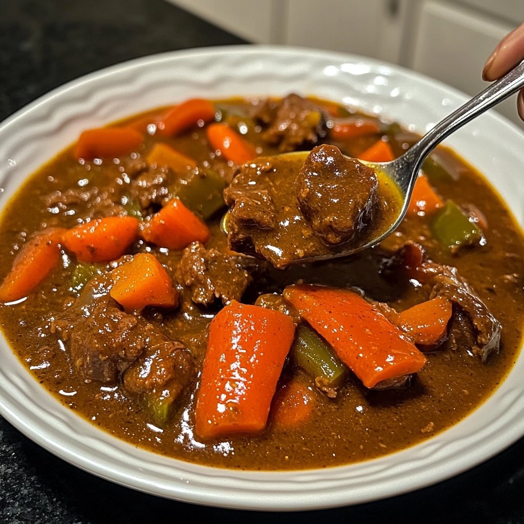 Jamaican Beef Stew With Rice