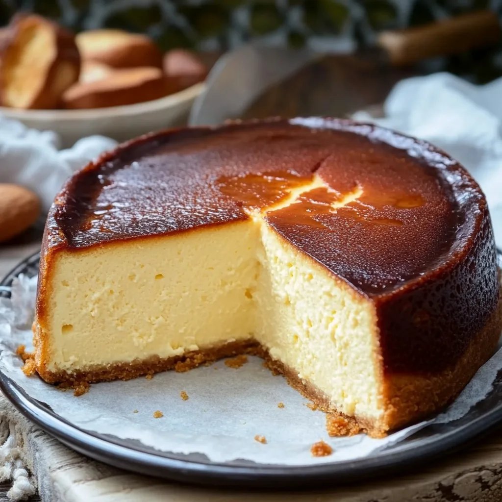 Loaf Pan Basque Cheesecake – Easy Small-Batch Burnt Cheesecake