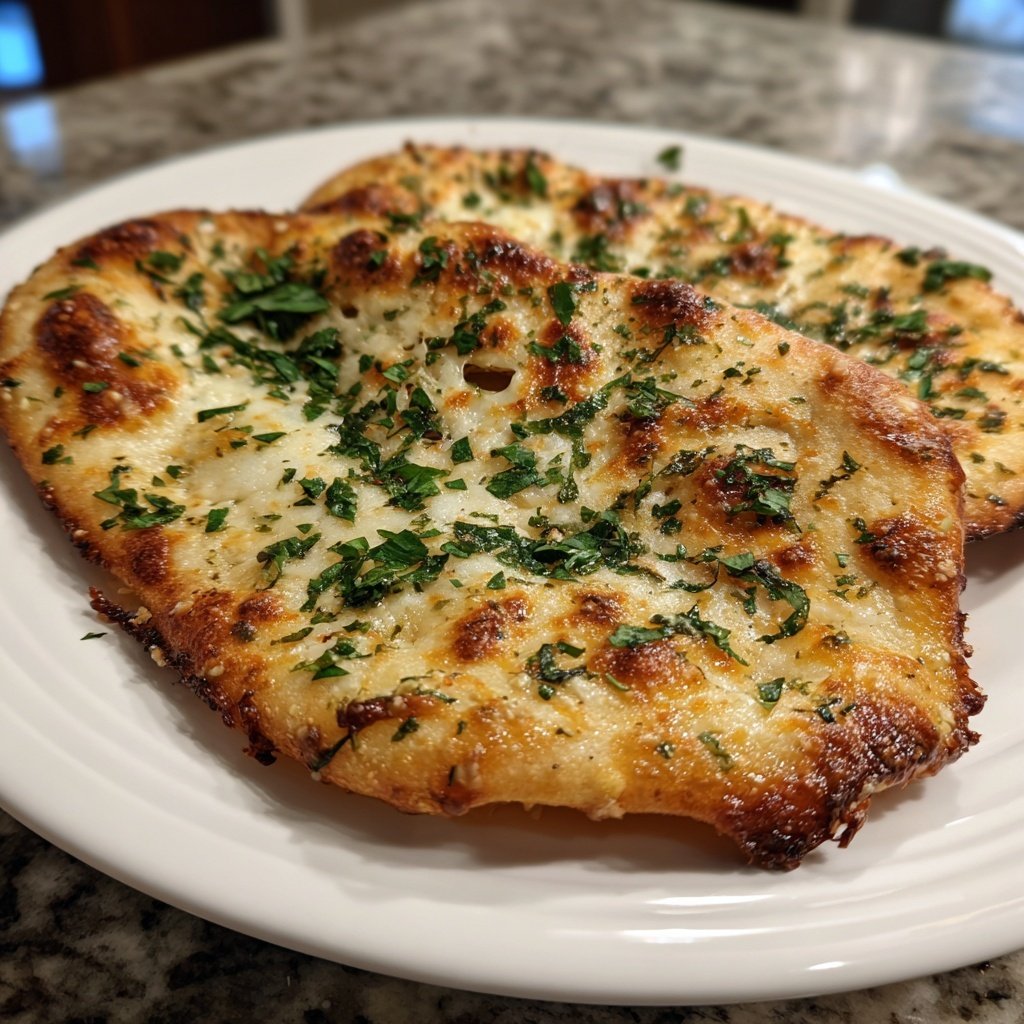 Romantic Garlic Herb Flatbread