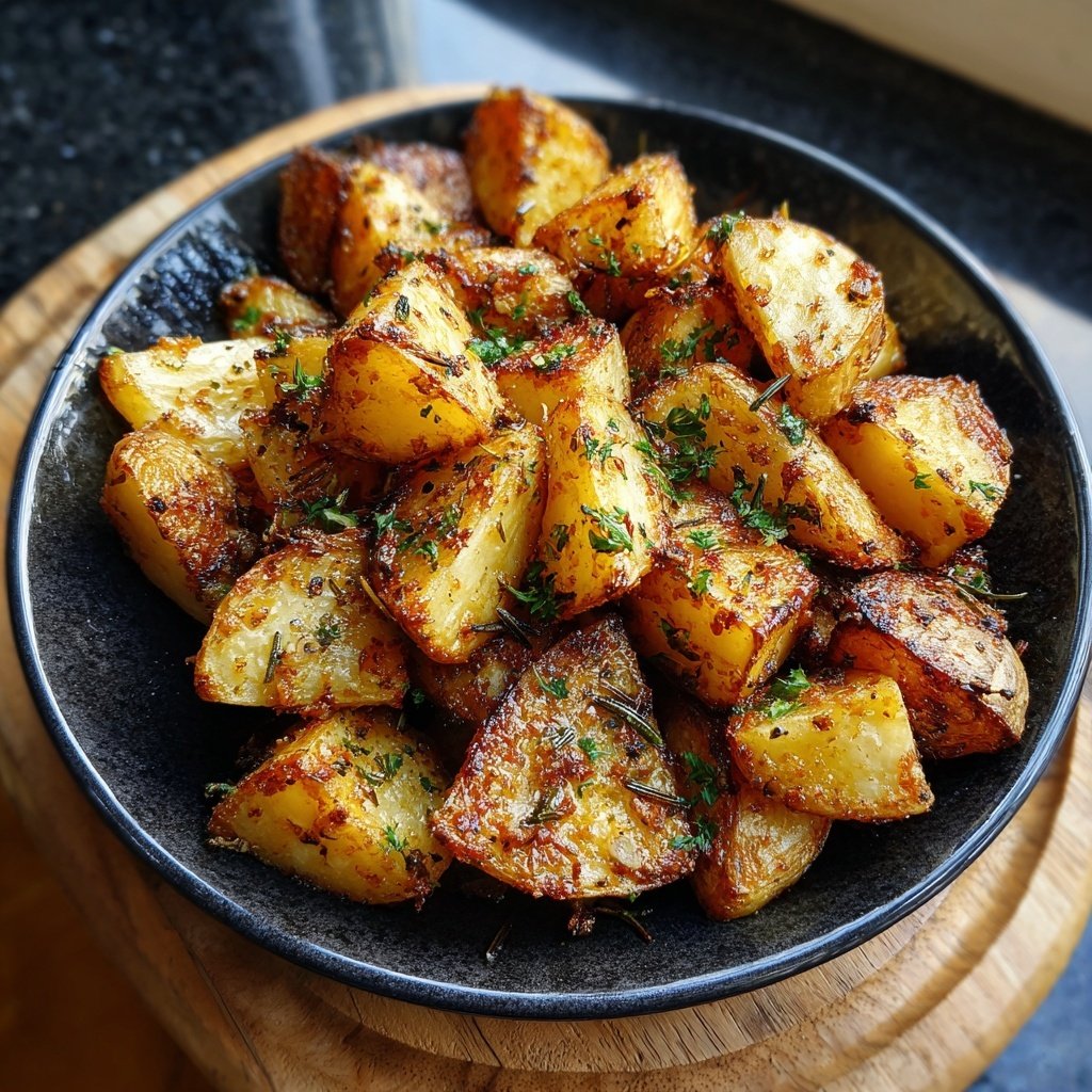 Garlic Herb Roasted Potatoes