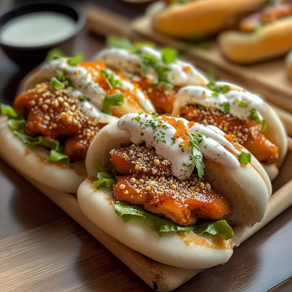 Cheesy Dynamite Chicken Buns