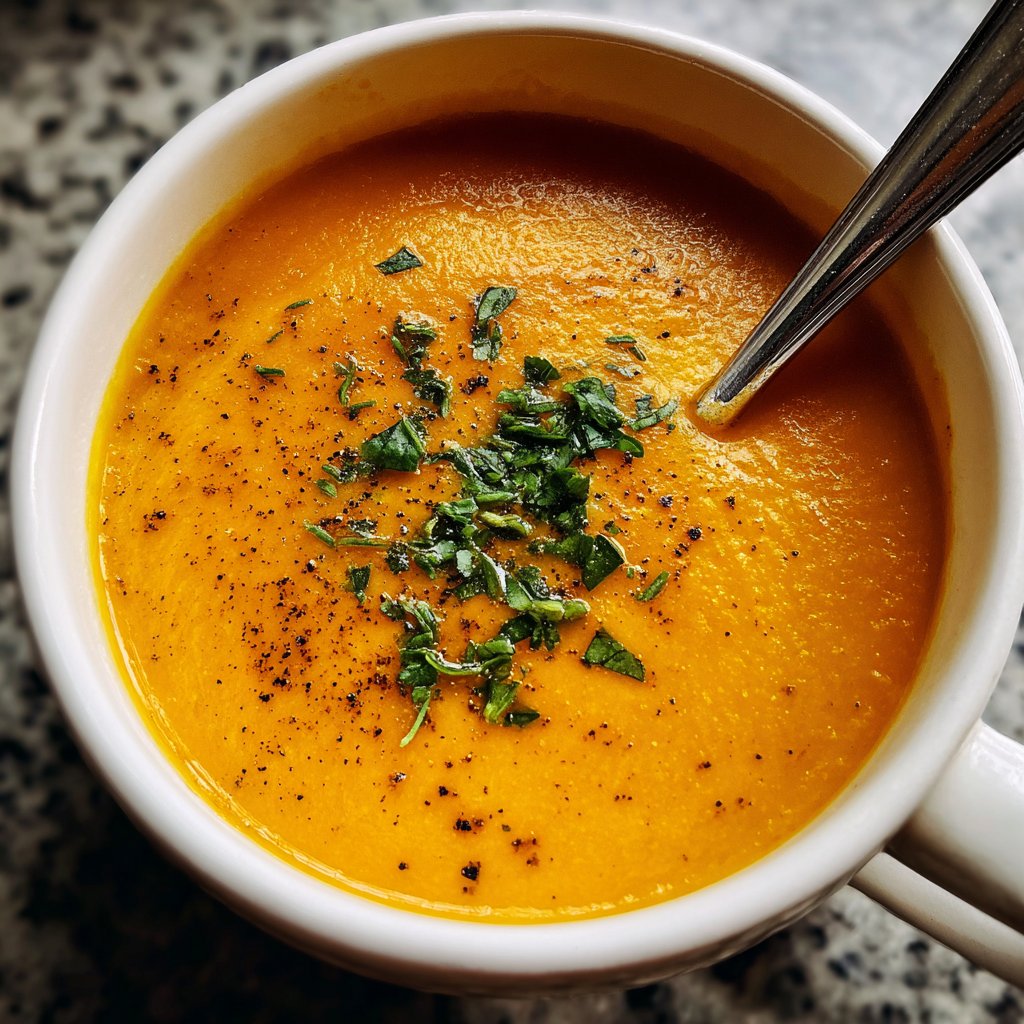 Creamy Carrot Ginger Soup