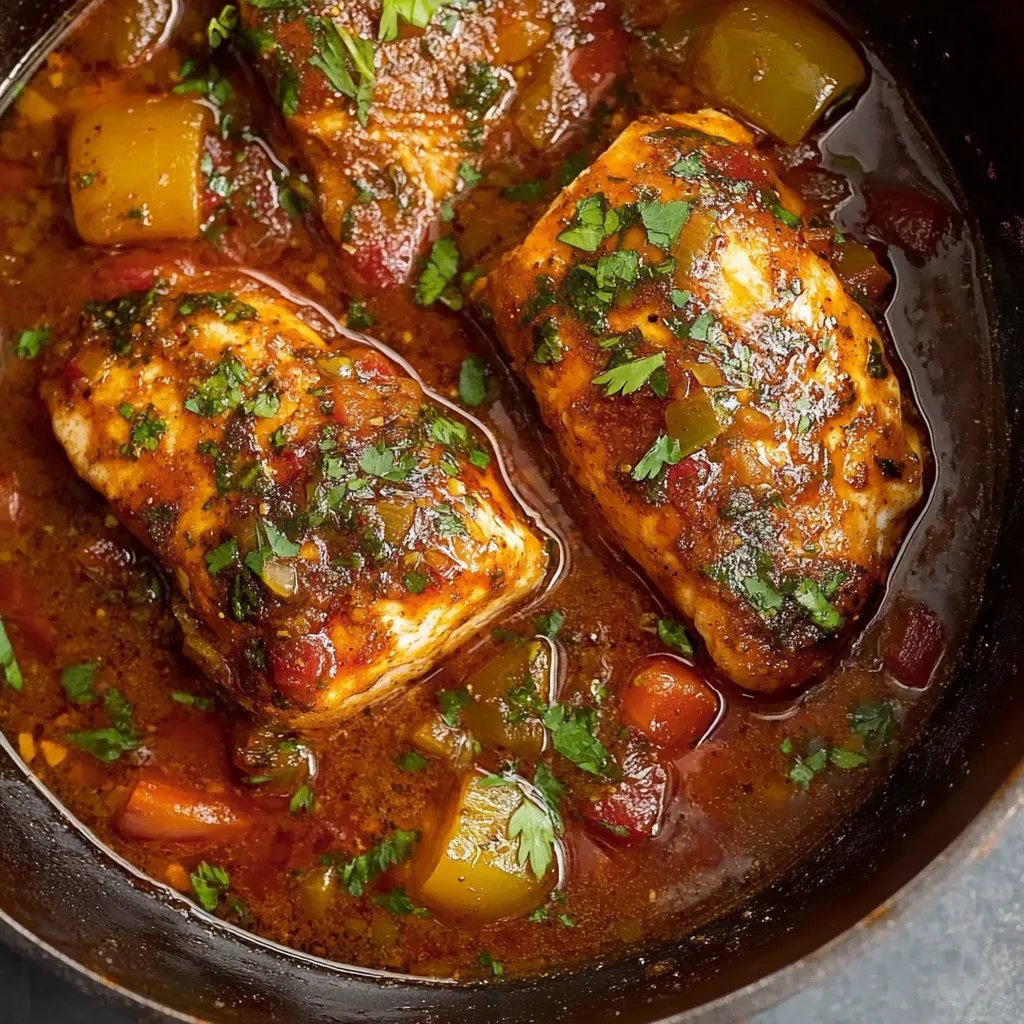 Classic Spicy Moroccan Fish in Rich Sauce!