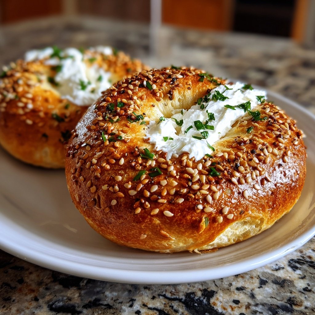 Protein Bagels With Greek Yogurt Air Fryer