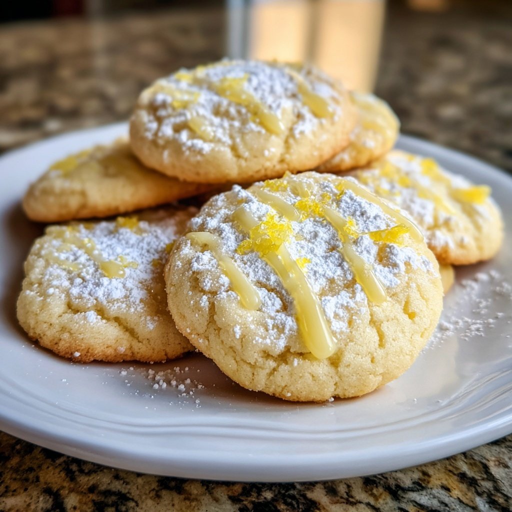 Soft Limoncello Sugar Cookies