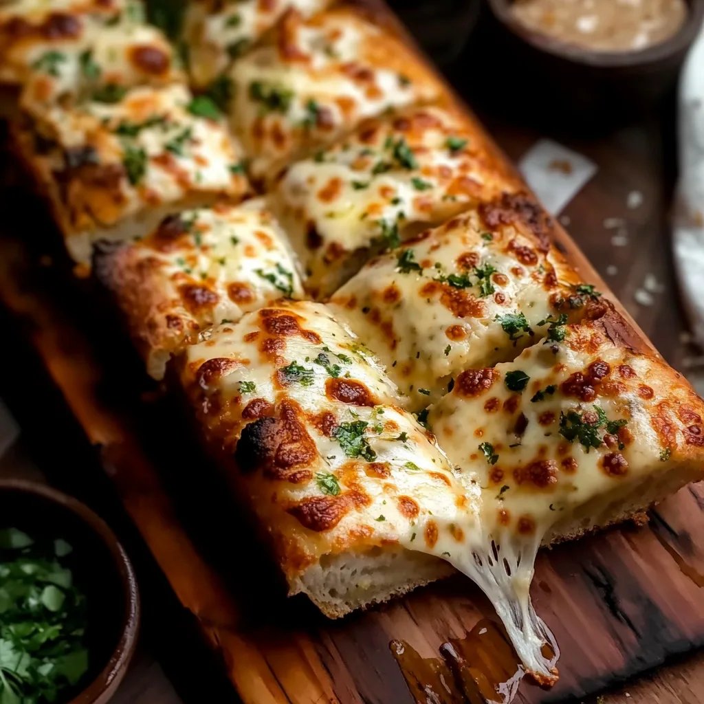 Cheesy Garlic Bread Recipe - Bake with Zoha