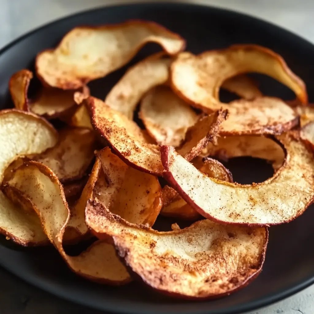 Air Fryer Cinnamon Apple Chips